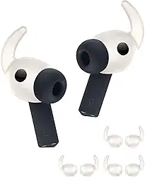 [3 pares] para Samsung Galaxy Buds 3 FE (2025) ganchos de orelha de chifre do diabo, alças esportivas antiderrapantes para Galaxy Buds 3 FE Generation, acessórios de silicone macio Galaxy Buds 3 FE