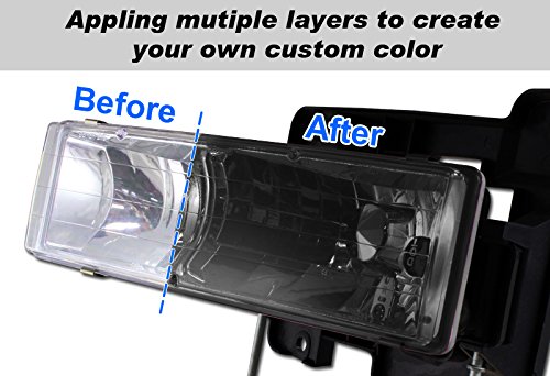 Eparts-Gogogo 2-VANS-02 Eparts 1 X 130Ml Smoke Tint Lens Color Paint Spray For Car Headlight Corner Bumper Light Tail Lights thumb #1