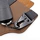 Holster für Multitools | Mehrzweck Lederscheide für Messer, Taschenlampe, Multitool und mehr | Messertasche Leder mit 3 verschiedenen Taschen für den Gürtel | praktisches Multitool Holster