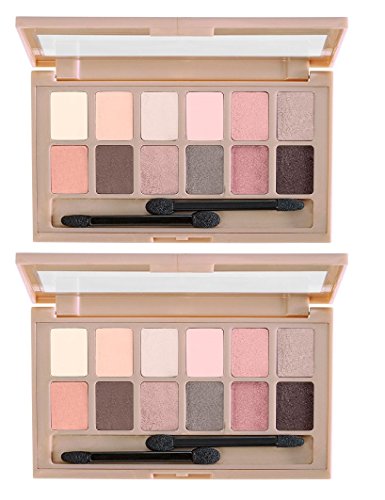Maybelline New York The Blushed Nudes Eyeshadow Makeup Palette, 2 Count #TOP1