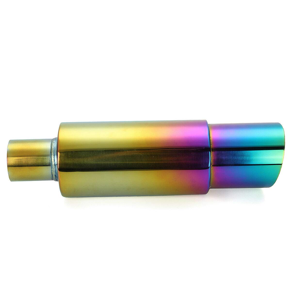 Baceyong stal nierdzewna racing muffler exhaust tailpipe rear end proste wykończenie