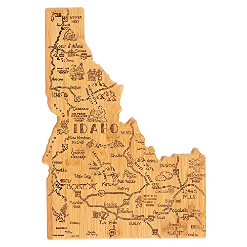 Idaho’s Wolf Reduction Plan Sparks Accuracy, Ethics Concerns 8 Totally Bamboo Destination Idaho State Shaped Cutting Board, Char...