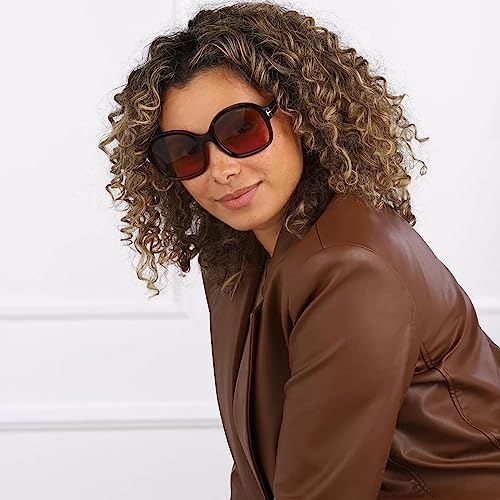 Tom Ford Sunglasses FT 1034 Hanley 52F Shiny Dark Havana, t Logo, Eco/Brown2