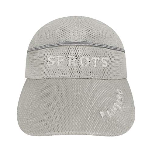 FakeFace Zonnehoed voor dames en meisjes, voor tennis en tennis, opvouwbaar, zomerhoed met afneembare rand, baseballpet van katoen, anti-UV - Image 5