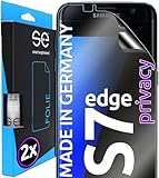 Seguro: protector de pantalla para Samsung Galaxy S7 Edge Privacy especialmente diseñado para tu dispositivo. Protege tu privacidad- Contenido sensible solo para ti. Protector de pantalla resistente para Samsung Galaxy S7 Edge de material especial. Protección contra arañazos y golpes