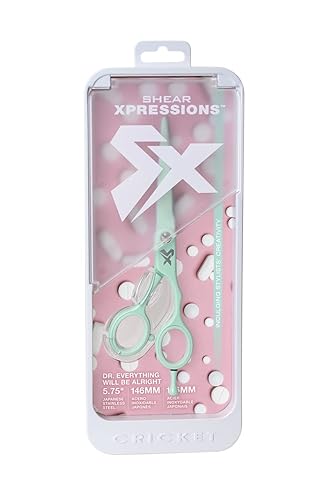 Miniatura 9 de Cricket Shar Xpressions - Tijeras de corte de pelo de 5.75 pulgadas, tijeras japonesas de acero inoxidable, color gris