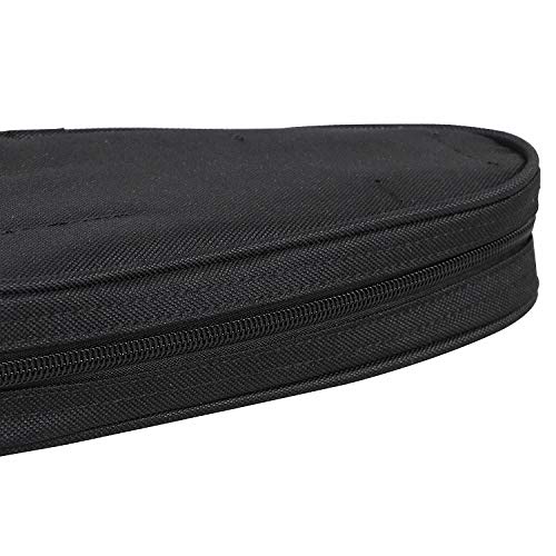 Bolsa de herramienta ovalada negra para motocicleta en nylon para Harley Dyna Softail Touring Electra Glide Road King miniatura 5