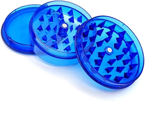 Miniatura 5 de xicveiuz Paquete de 6 molinillo de hierbas, molinillo de especias pequeño de 2.3 pulgadas con almacenamiento, molinillo de plástico para manual,