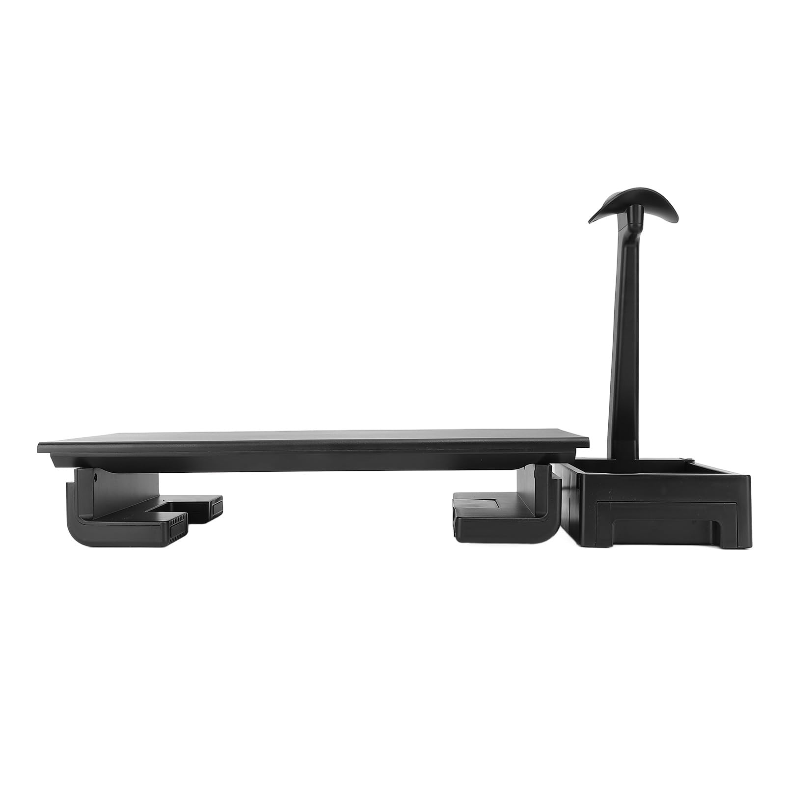 Supporto per Monitor Regolabile Design Ergonomico con Cassetto Portaoggetti e Porte USB per Uso Domestico in Ufficio Plastica ABS 1 unità