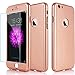 iPhone 7 Case,ATOOZ(TM) 360 Degree All-around Full Body Slim Fit Lightweight Hard Protective Skin Cover Case with Tempered Glass Screen Protector for iPhone 7 4.7