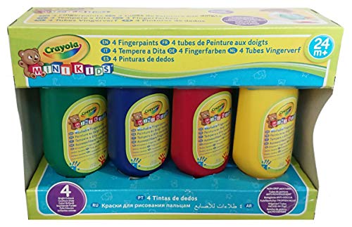 WDK Partner- 4+FLACONS+Peinture+AUX+Doigts, CRA81-1476-E-00, Multicolore