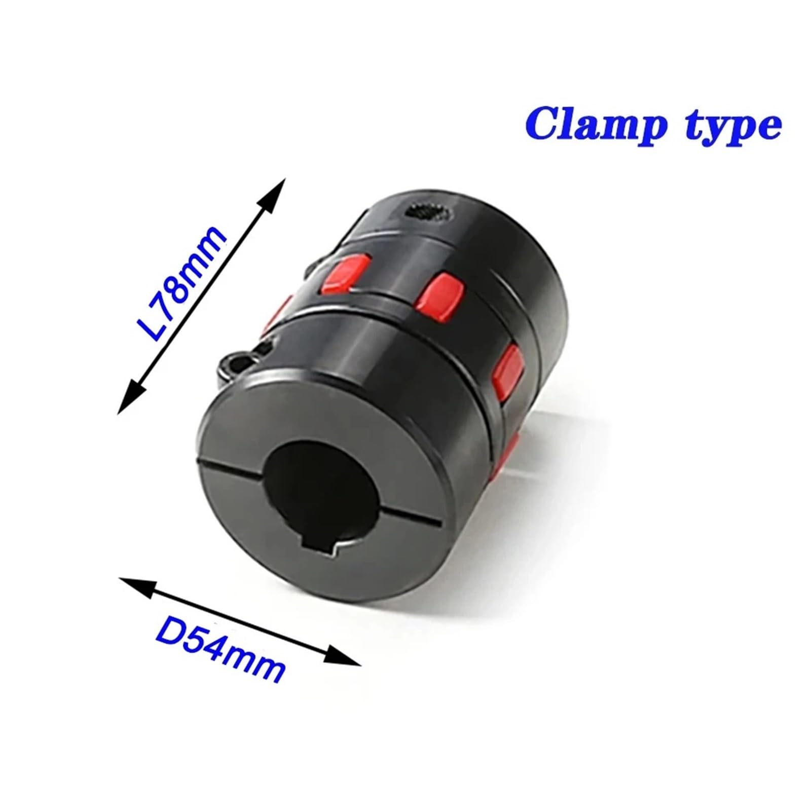 Coupleur d'arbre flexible en acier for moteur CNC XL2 D54L78 14/15/16/20/22/25 mm, 1 pièce(14x22)