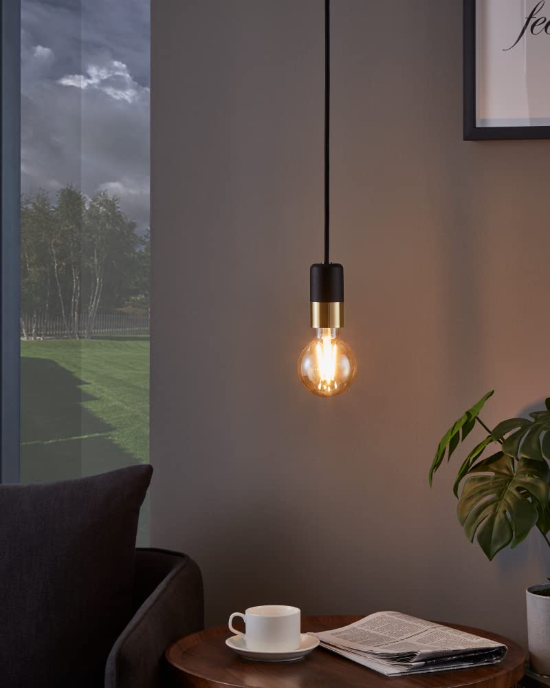 Eglo Pendant Lighting Calari, Vintage Ceiling Light Fitting - Image 3