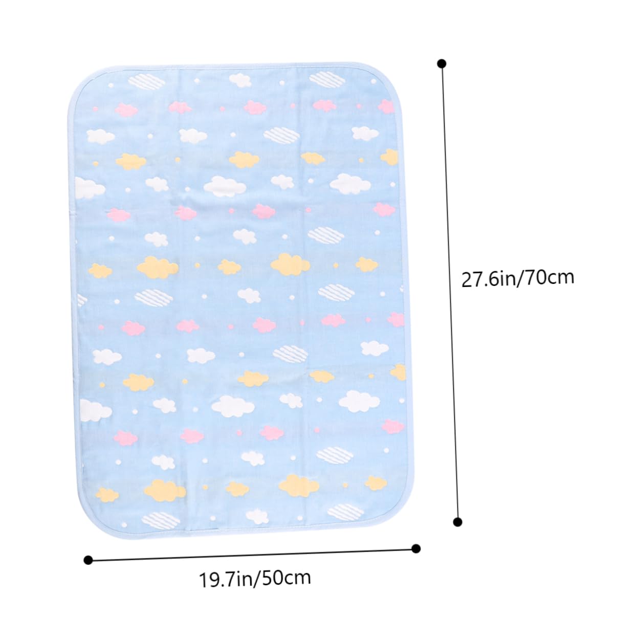Toddmomy Portable Baby Mattress Waterproof Diaper Pad for Crib Bed Pad for Infants