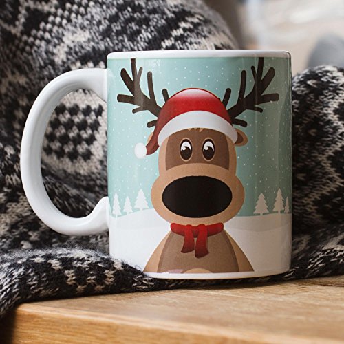 Thumbs Up REINMUG Tazza Cambia Colore Renna