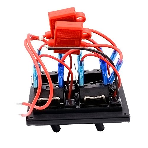 Samoleus Marino Elettrico 4 Gang Blu Led Panel