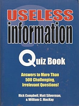 Paperback Useless Information Quiz Book