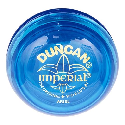 Duncan Toys Imperial Yo-Yo, Beginner Yo-Yo with String, Steel Axle and Plastic Body, Blue