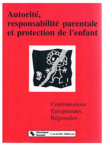 livre Autorité, responsabilité parentale et protection de l'enfant
