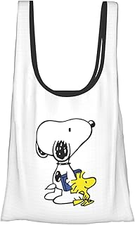 ショッピングバッグ スヌーピー ウッドストック エコバッグ 折りたたみ 買い物袋 コンパクト 軽量 防水 大容量 収納 コンビニ スーパー 通勤 通学 水洗い可 かわいい おしゃれ プレゼント ギフト 男女兼用