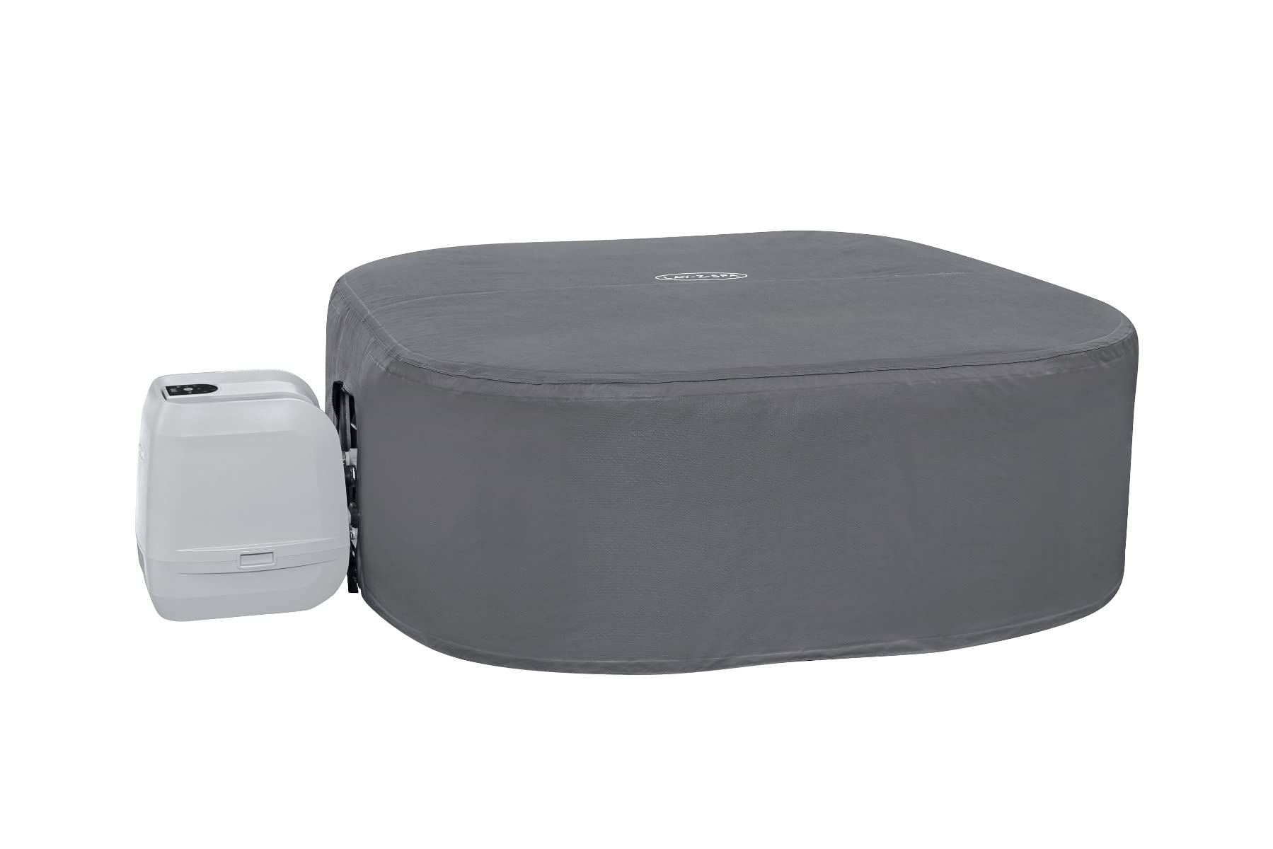 Lay-Z-Spa Small Square Thermal Hot Tub Cover 180cm x 71cm | Up to 40% More Energy Efficient, Water Repellent & UV Resistant, Universal Fit, BW60319, Grey