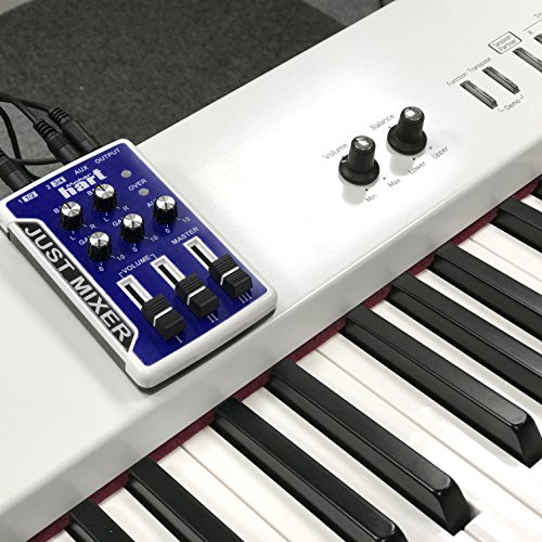 JUST MIXER Audio Mischpult - Batterie-/USB-betriebenes Tragbares Taschen-Audio Mischer mit 3 Stereokanälen (3,5mm) Mit… - Image 4