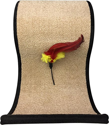 blue bengal cat scroll scratcher