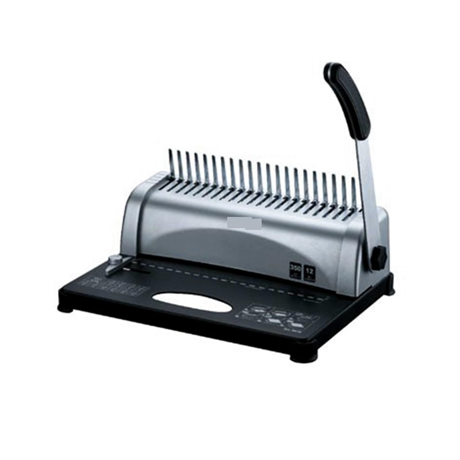 Rilegatrice, Mac rilegatrice manuale a pettine 350 fogli Mac rilegatrice 21 fori 350 pagine Rilegatura 25 fogli Foro perforatore