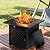 AMADA HOMEFURNISHING 32" Propane Fire Pit, CSA Certified, 60,000 BTU Auto-Ignition Gas Fire Pit Table, Stainless Steel Burner and Lava Rocks, Outdoor Garden Backyard Patio