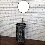 【Compatibilidad versátil】- Este fregadero se puede combinar con una variedad de estilos de grifería, lo que le permite personalizar su diseño a su gusto y estilo. Además, ofrece espacio de almacenamiento adicional.