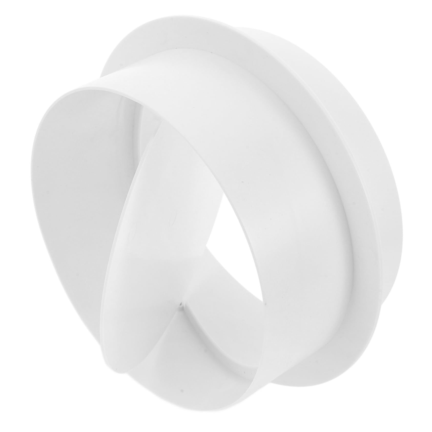 Housoutil Fuel Check Valve One Way Inline Non Return Check Valve No Spring Reliable For Plumbing Systems Fuel Flow Control Use White