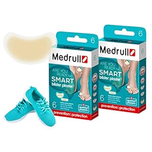 Medrull Doorzichtige blarenpleisters 12 stuks SMART blister pleister hydrocolloïde pleisterset actieve gel bekleding…