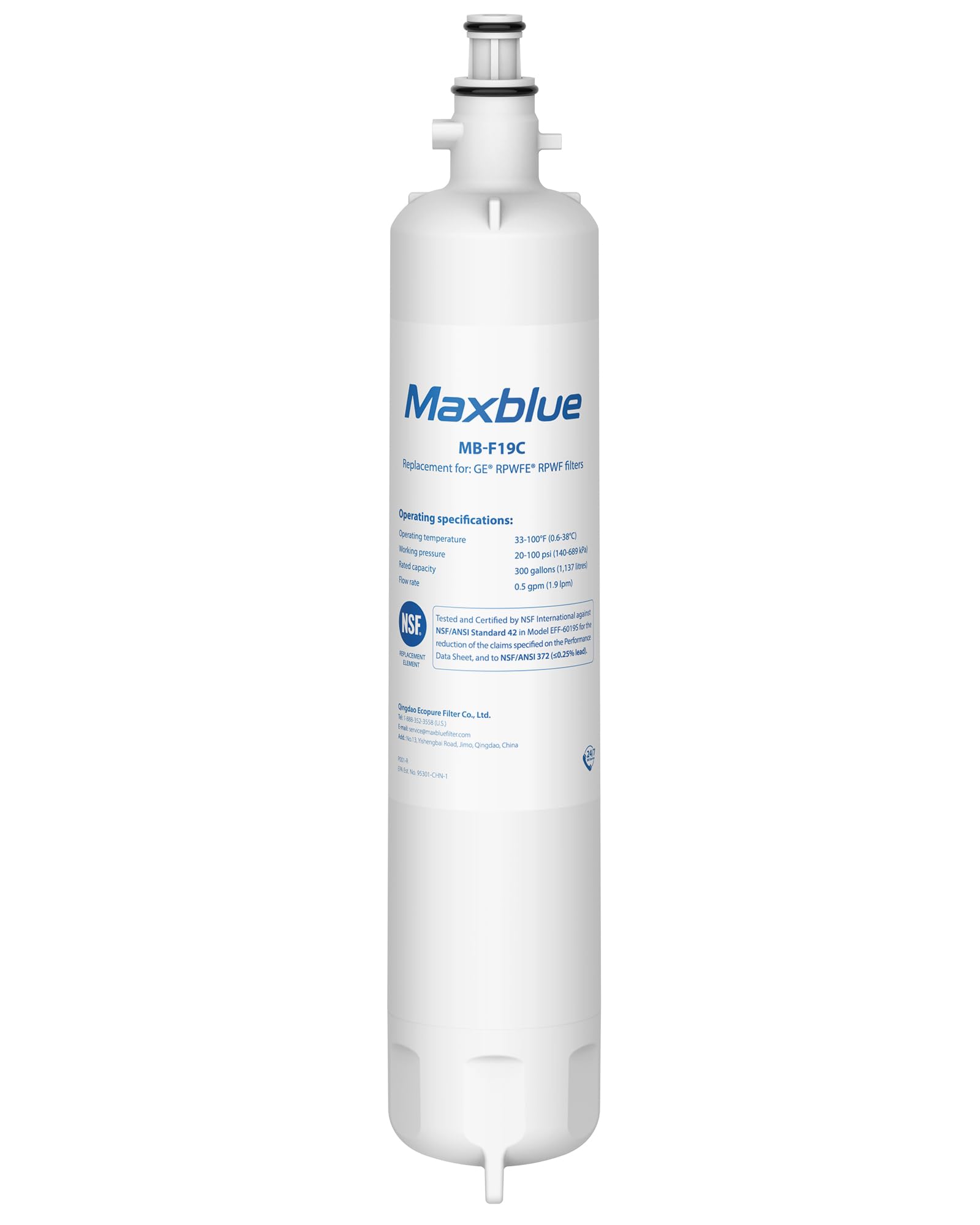 Maxblue WF277 Replacement Refrigerator Water Filter