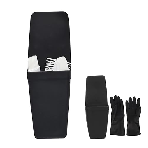 Miniatura 4 de Bolsa de almacenamiento para rizador con bolsa de silicona resistente al calor, correa de guante antideslizante, protección de seguridad para mesa