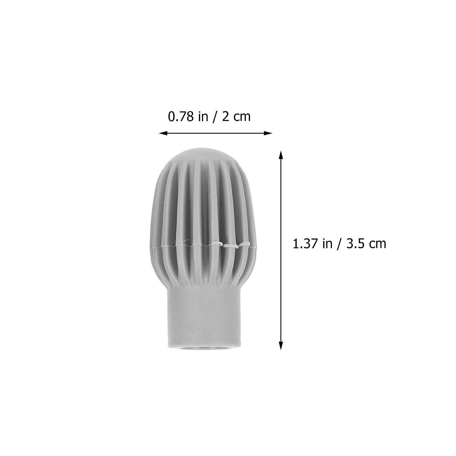 TOYANDONA 4pièces Couvertures Silencieuses Pour Baguettes De Batterie Accessoires De Pratique Pour Débutants De Volume Et Protection Des Têtes De Baguette