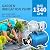 FOTING 1.5HP Shallow Well Pump with Pressure Tank, 1340GPH Automatic Irrigation Water Booster Jet Pump, Water Pumps Booster System 164FT 115V for Home Garden Lawn Farm, Blue