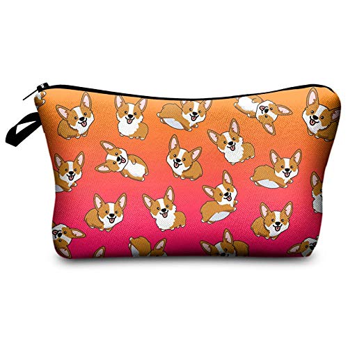 Preisvergleich Produktbild CEXWZQ Frauen Druck Patterntravel Kosmetiktasche Make-Up Tasche Handtasche Weiblichen Reißverschluss Geldbörse Kleine wasserdichte Schreibwaren Tasche Student Geldbörse Lippenstift Tasche