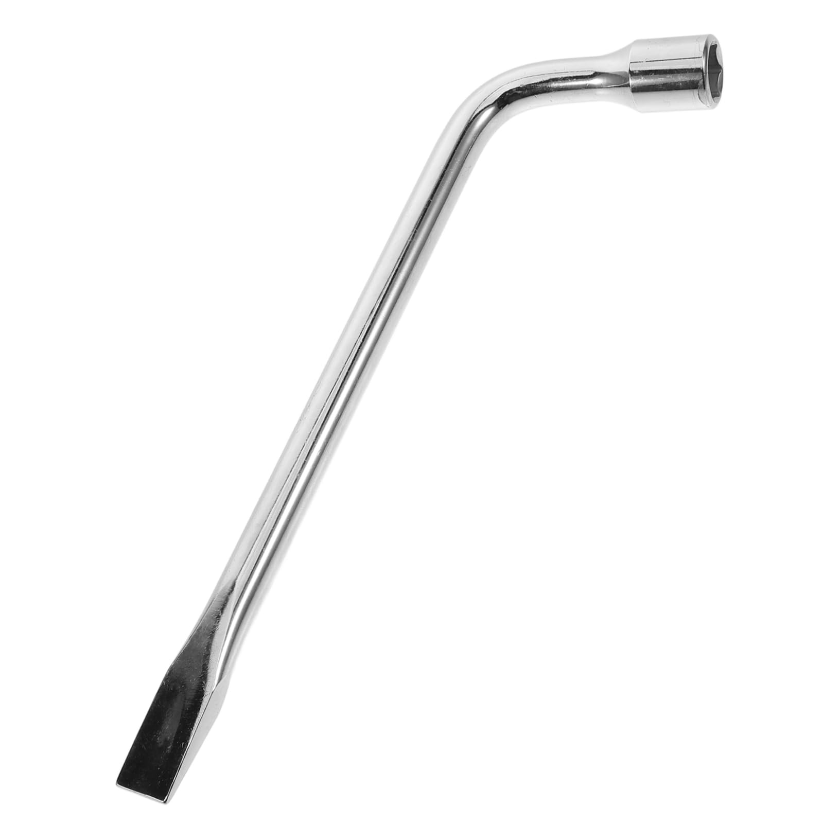 Alipis Wheel Lug Wrench Set Extendable L-type Tire Wrench for Car Van Truck 17mm Socket Repair Tool