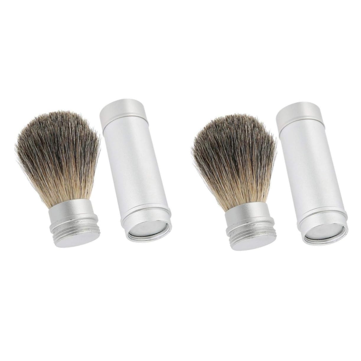 2 Piezas Brocha De Afeitar Jagger Soporte Para Brochas De Afeitar Cuenco y Cepillo De Peluquería Cepillos De Tinte Cepillo De Afeitar Portátil Cepillo Para El Cuello Hombre