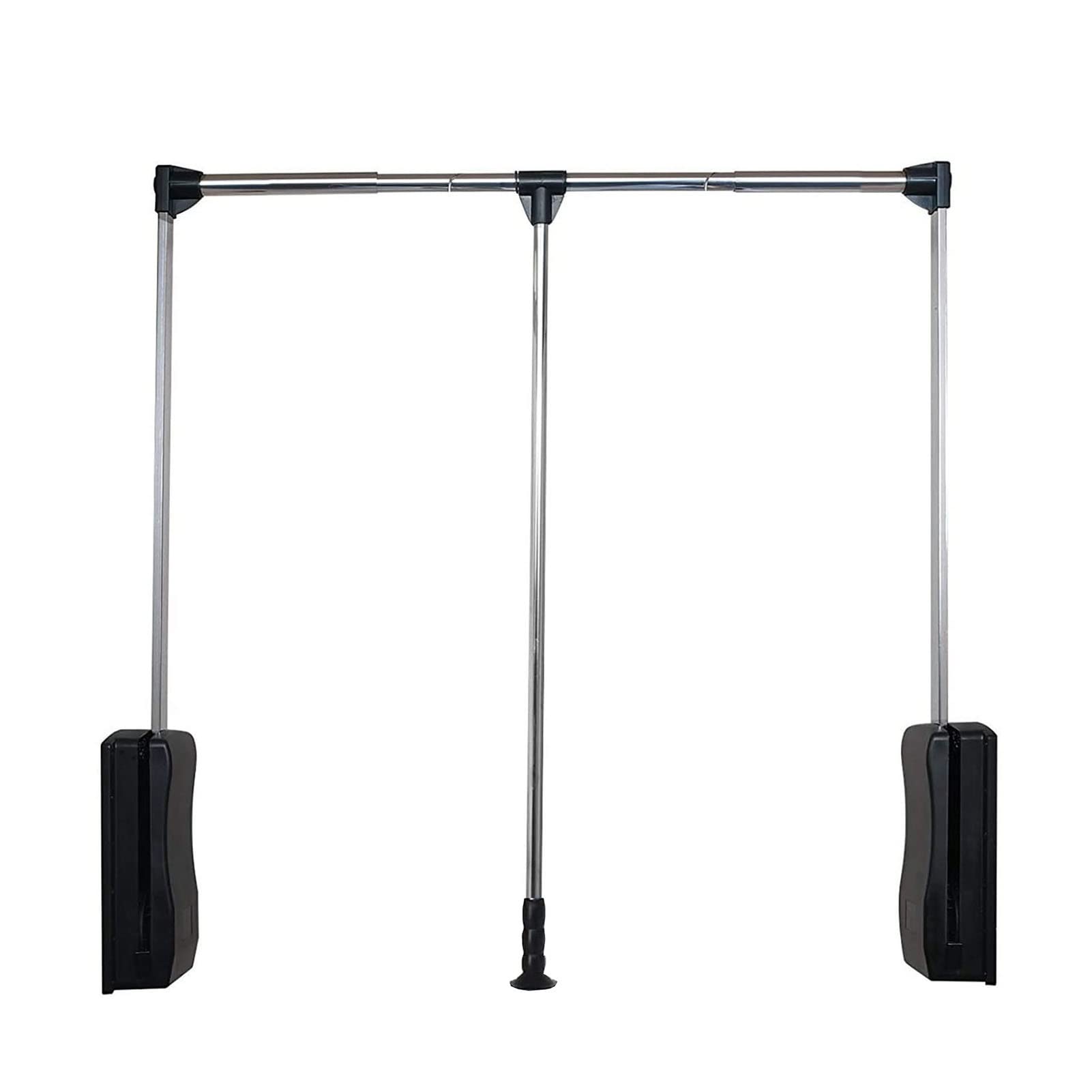 Tringle de penderie rabattable avec vérin hydraulique pour meuble dressing