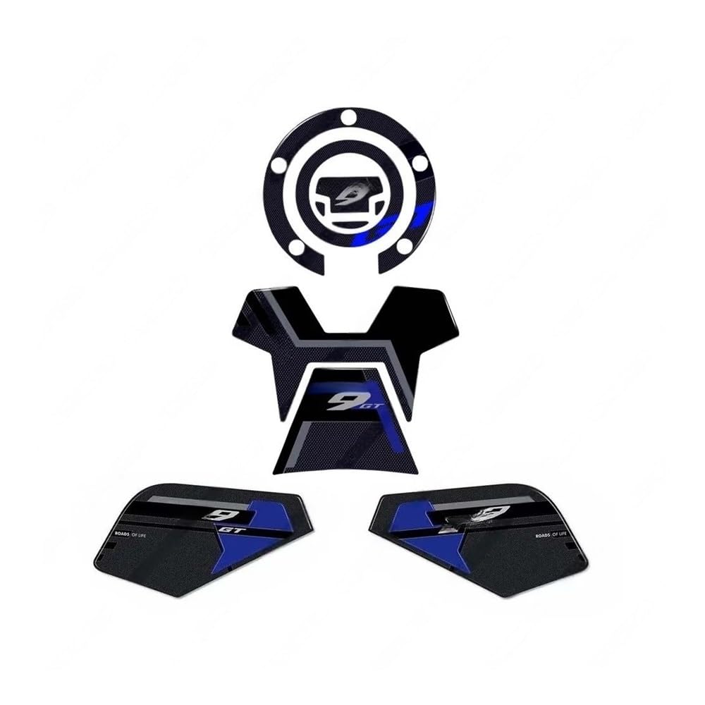 Tank Pad Protector Resin Decals Motorcycle Fuel Tank Pad Protection Sticker for Tracer 9GT Tank Pad Sticker