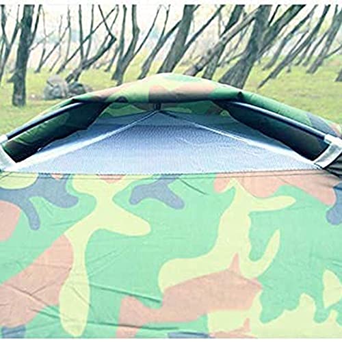 Carpa camuflada impermeable para 3-4 personas azul miniatura 4