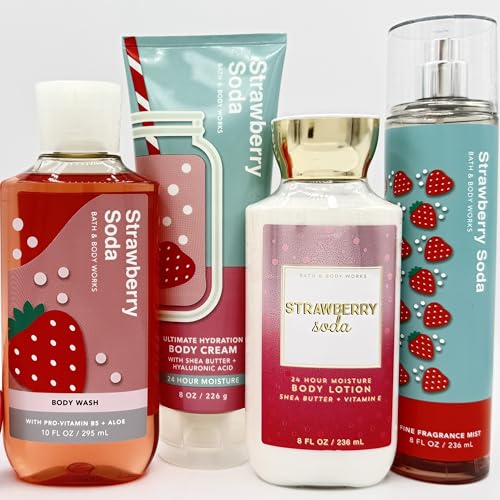 Strawberry Soda 4-Piece Set