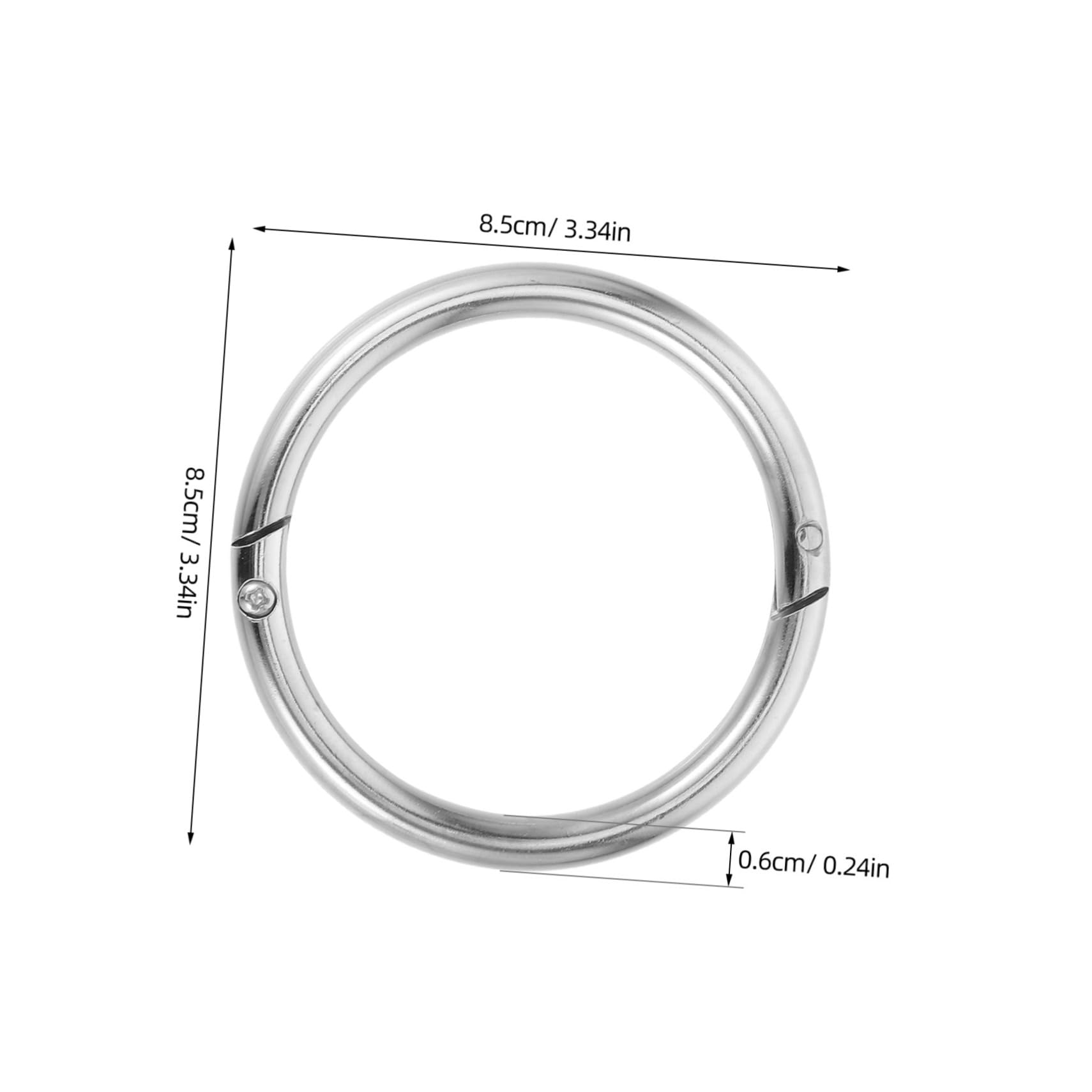 SEWOART Animal Equipment Cattle Nose Rings Farming Tools Reusable Steel Nose Jewelry