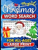 Magical Christmas Word Search For All Ages Large Print: Word Search for All Age Large Print puzzle wonderword books -  Independently published