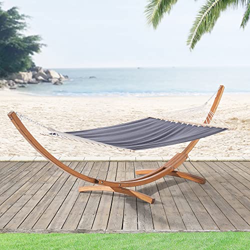Potenza Amaca Con Supporto E Telaio: Il Tuo Angolo Di Paradiso In Giardino! Maxi 220x160cm, Portata 220kg, Struttura In Acciaio Resistente Alle Intemperie, Colore Nero Con Dettagli Verdi.