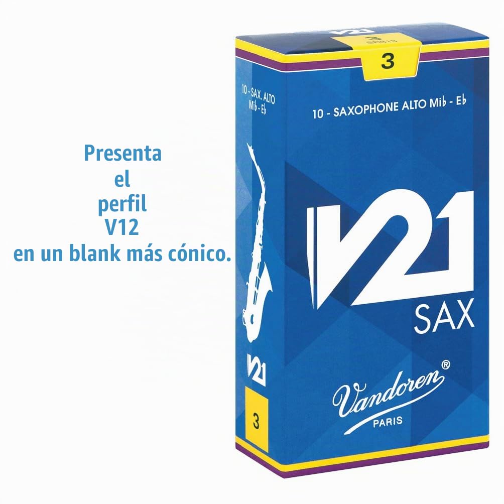 Caña saxofón alto Vandoren V21 fuerza: 3