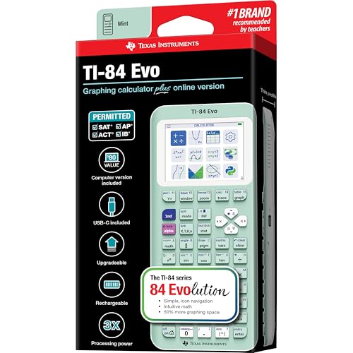 TI-84 Evo Graphing Calculator Texas Instruments, Mint - image 5