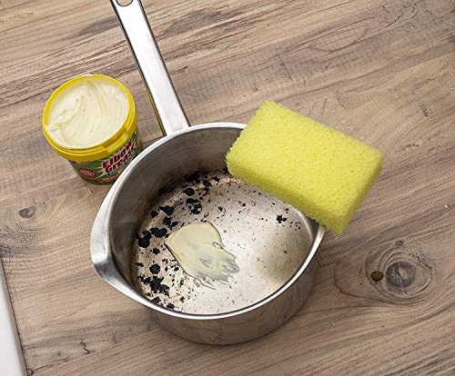 St@llion 350g Elbow Grease Power Cleaning Paste Non-Toxic All Multi-Purpose Tough Household Cleaner Lemon Fragrance for Kitchen with 1x Cleaning Sponge - Image 5