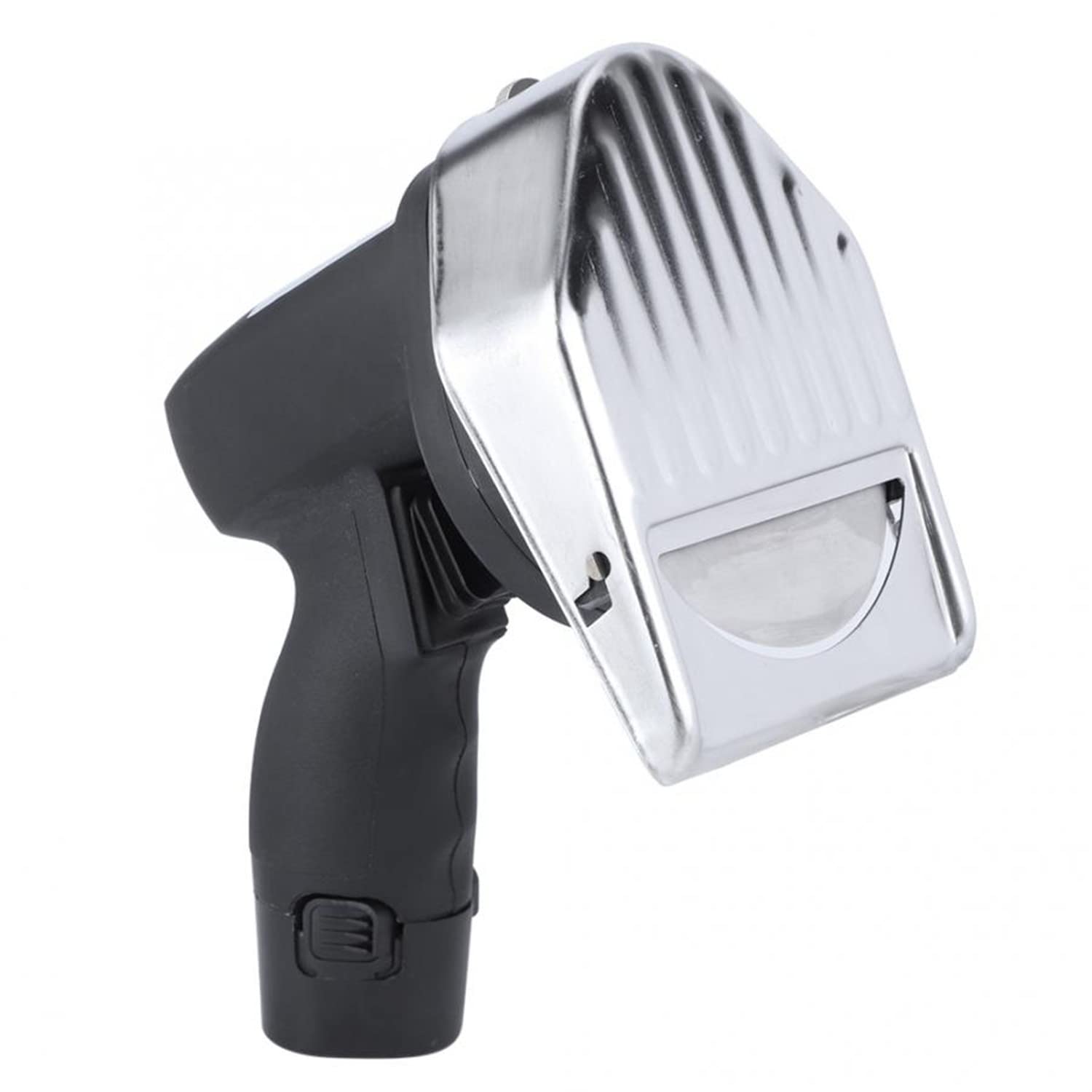 Affettatrice elettrica per carne, spessore regolabile, senza fili, in acciaio inox di grado commerciale, 80 W, 2 lame, senza fili, ideale per kebab doner e altre carni